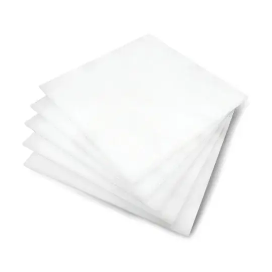 Plexisklo mléčné lité - 5mm - 200x200mm - 5ks Vrácení Zdarma