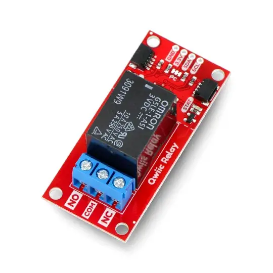 Poslední Šance Omron reléový modul 1 kanál - 5,5A / 230VAC kontakty - 3V Qwiic I2C cívka - SparkFun COM-15093