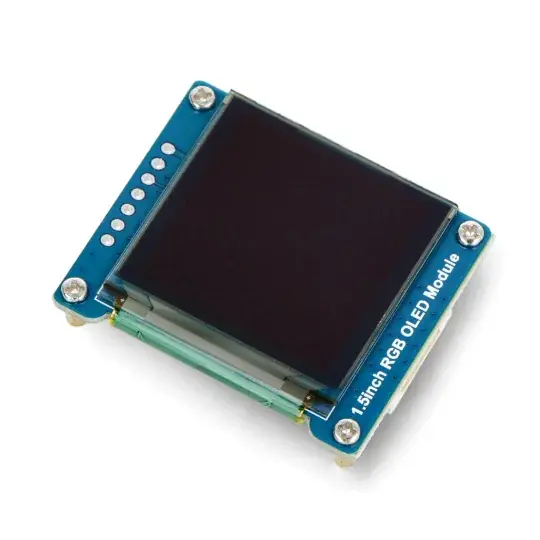 Displej OLED 1,5'' 128x128px - SPI - 65K RGB - Waveshare 14747 Expresní Doručení