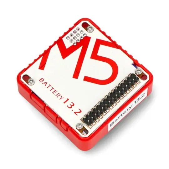 Originální M5Stack Battery Module 13.2 - kryt baterie - 1500mAh - pro vývojové moduly M5Stack Core - M5Stack M120