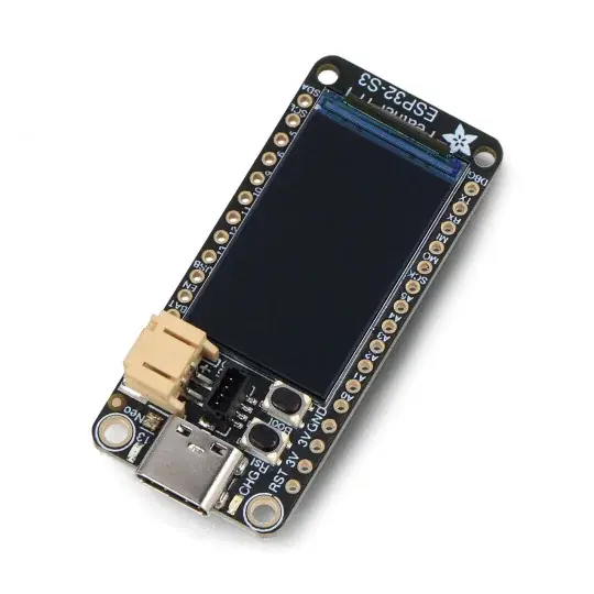Expresní Doručení Feather ESP32-S3 s TFT displejem - WiFi modul, GPIO - 4 MB Flash 2 MB PSRAM - kompatibilní s Arduino - Adafruit 5483