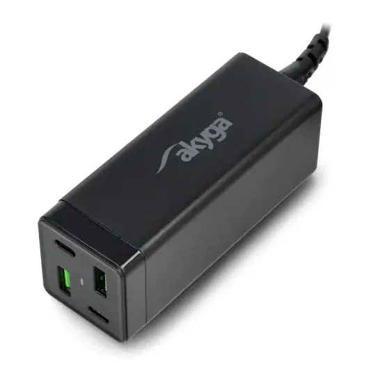 Akyga Power Delivery Napájecí zdroj USB-C / USB-A 5V-20V / 3,25A Aktuální