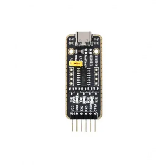 Konvertor USB-UART CH343 - USB typ C zástrčka - Waveshare 21443 Nejprodávanější