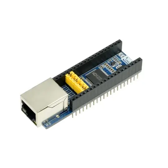 Ověřený Ethernetový převodník 10/100 Mb/s - UART pro Raspberry Pi Pico - Waveshare 20410
