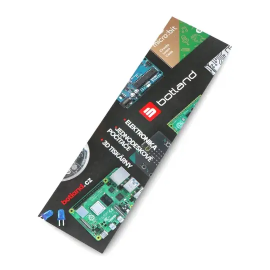 Nová Kolekce Záložka do knihy se symboly základních elektronických součástek - česká verze - 1 ks - Botland