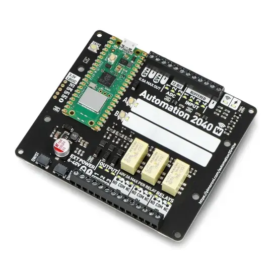Značkový Automation 2040 W - vývojová deska pro domácí automatizaci - s modulem Raspberry Pi Pico W - PiMoroni PIM632