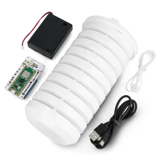 Enviro Urban s Raspberry Pi Pico W - modul se snímačem BME280 a PMS5003I + příslušenství - Pimoroni PIM639 Výprodej