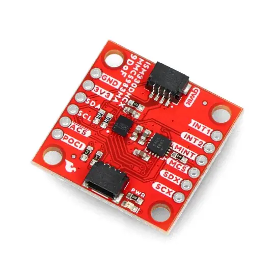 Poslední Šance Senzor 9DoF IMU Breakout - ISM330DHCX, MMC5983MA - Qwiic - SparkFun SEN-19895