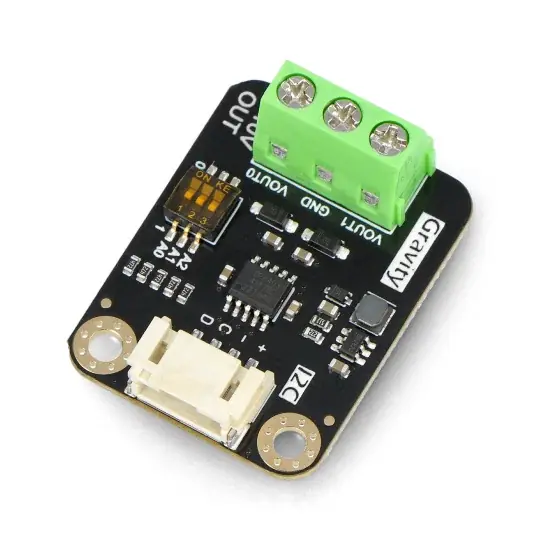 Gravitační - 2-kanálový DAC 0-10V I2C modul - DFRobot DFR0971 Levný
