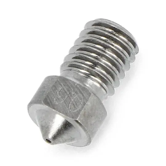 Tryska 0,6 mm E3D V6 - vlákno 1,75 mm - kalená ocel Nová Kolekce