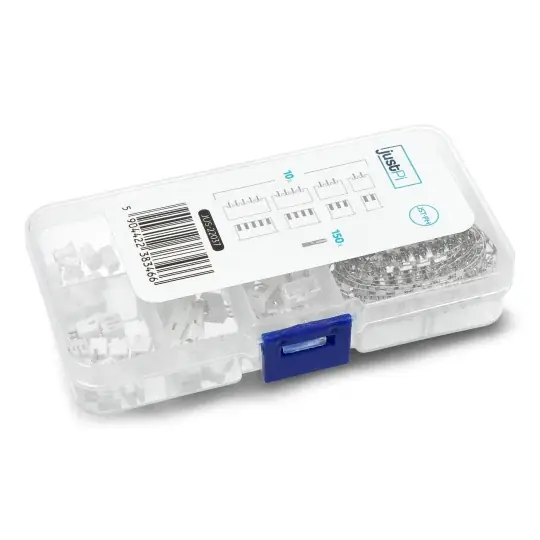 Top Prodej Sada konektorů justPi JST PH2.00 2/3/4/5 pin (male+female) a samice pinů pro pouzdro zásuvky - 230ks.