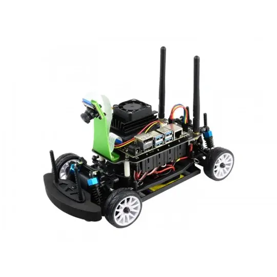 JetRacer Pro Al Kit - 4 kola Al + Nvidia Jetson Nano Dev Kit závodní platforma robota - Waveshare 18433 Vysoce Kvalitní