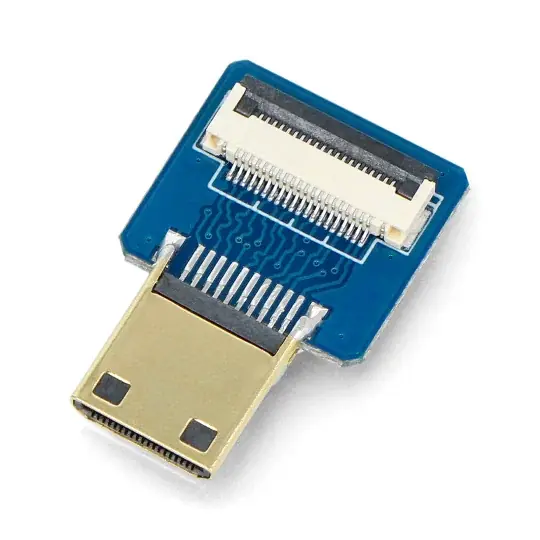 DIY miniHDMI adaptér - rovný - Waveshare 15027 Top Prodej
