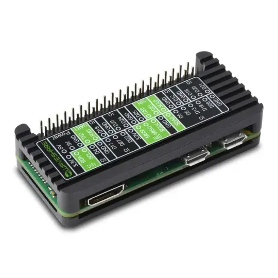 Pouzdro pro Raspberry Pi Zero / Zero W / Zero 2 W - ochranný hliník - Waveshare 23027 Horká Nabídka