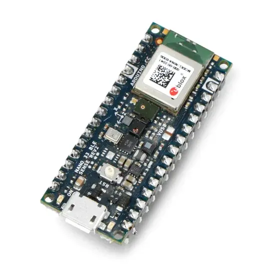 Akční Nabídka Arduino Nano 33 BLE Sense Rev2 s konektory - ABX00070