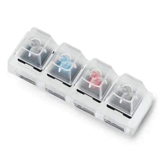 Tovární Cena Cherry MX Mechanical 4-key Tester strip - testovací sada mechanických tlačítek - Adafruit 4974