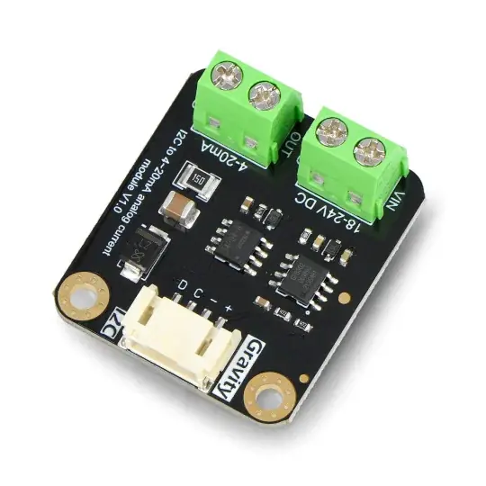 Gravitační - DAC 1-kanálový 4-20mA I2C - DFRobot DFR0972 Nakupujte Hned