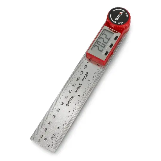 Top Prodej Elektronický úhloměr 200mm - Yato YT-71003
