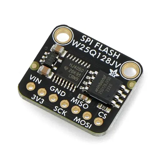 SPI FLASH Breakout - modul s Flash pamětí W25Q128 - 128Mb / 16MB - Adafruit 5643 Poslední Šance