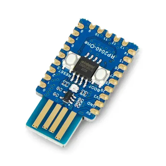 Zlevněný RP2040-One - 4 MB Flash - deska s mikrokontrolérem RP2040 - Waveshare 22809