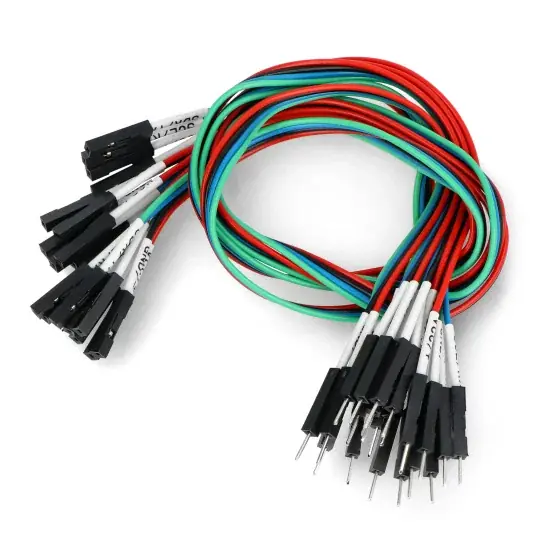 Gravitace - sada propojovacích kabelů I2C/UART - samice-samec - 30cm - 5 ks. - DFRobot FIT0916-MF Kup Teď