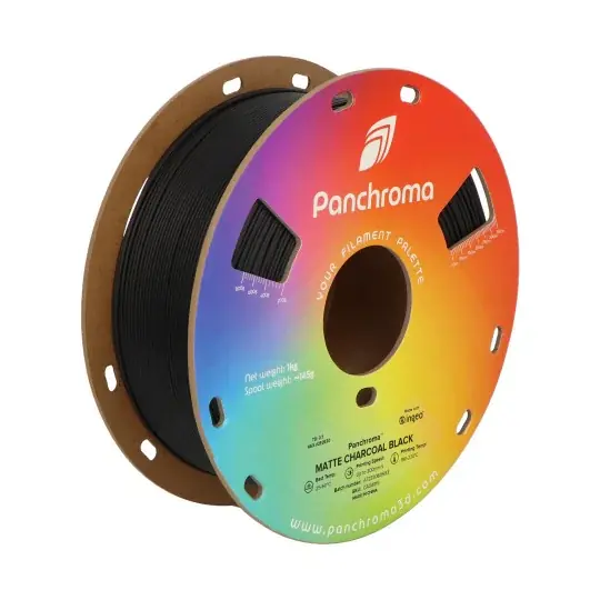 Originální Filament Polymaker Panchroma PLA 1,75 mm, 1 kg - antracitová černá
