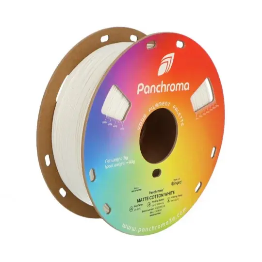Cenový Hit Filament Polymaker Panchroma PLA 1,75 mm, 1 kg - bavlněná bílá