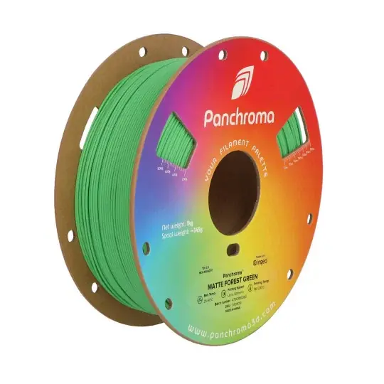 Super Cena Filament Polymaker Panchroma PLA 1,75 mm 1 kg - lesní zelená