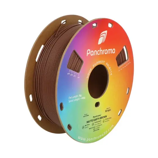 Sleva Filament Polymaker Panchroma PLA 1,75 mm 1 kg - zemně hnědá