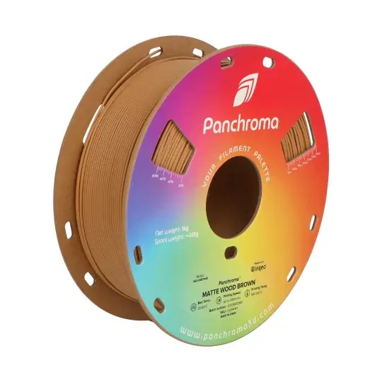 Cenová Bomba Filament Polymaker Panchroma PLA 1,75 mm, 1 kg - dřevohnědá