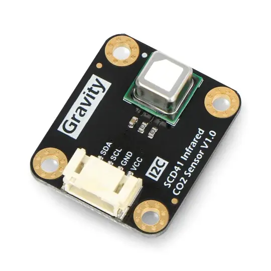 Gravitace - CO2 senzor - SCD41 - IR - I2C - 400-5000 ppm - DFRobot SEN0536 Top Prodej