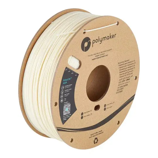 Oblíbený Polymaker PolyLite ASA filament 1,75mm 1kg - Přírodní