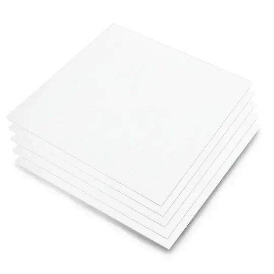 Novinka Mražené saténové plexi - bílé - 3mm - 200x200mm - 5 ks.