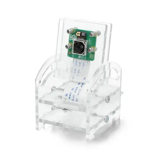 Rychlé Dodání Držák kamery Raspberry Pi V3 - průhledný