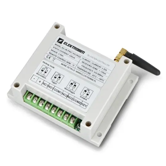 Dálkový ovladač pro elektrický servomotor - Elektrobim RC-2K Pro Vysoce Kvalitní