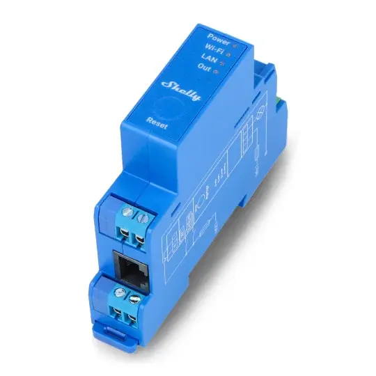 Shelly Pro 1 - 1-kanálový WiFi 230V ovladač - aplikace pro Android/iOS Přímo Od Výrobce