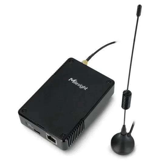Finální Výprodej LoRaWAN WiFi/Ethernet centrální jednotka - černá - Milesight UG56-868M