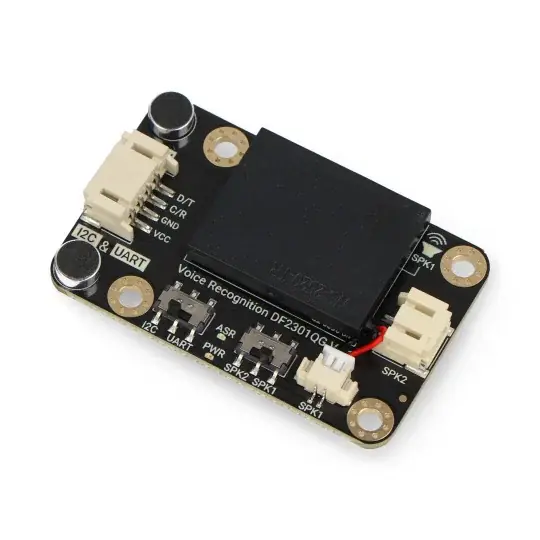 Aktuální Gravity - offline modul pro rozpoznávání hlasu - I2C, UART - DFRobot SEN0539-EN