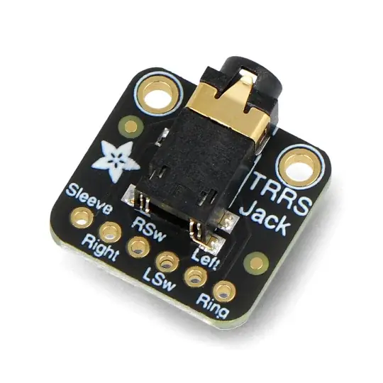 Modul s konektorem TRRS 3,5 mm Jack - Adafruit 5764 Zlevněný