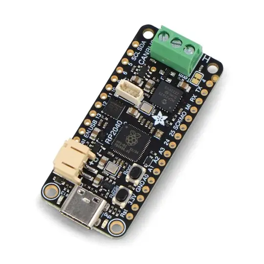 RP2040 CAN Bus Feather - CAN Bus modul s mikrokontrolérem RP2040 - MCP2515 - STEMMA QT - Adafruit 5724 Víkendová Akce