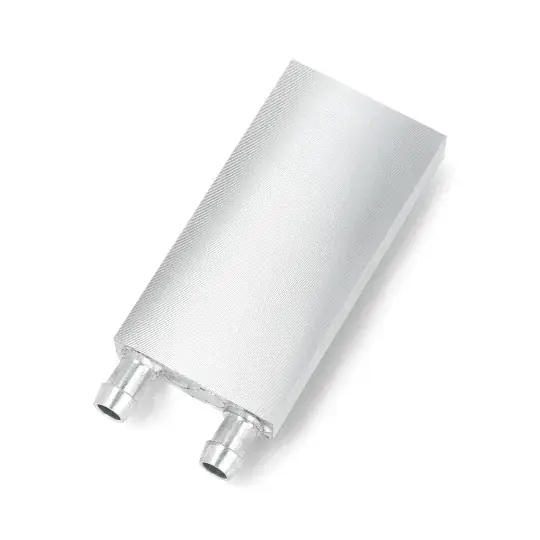 Cenová Bomba Chladící vodní blok 40x80mm - hliníkový chladič pro Peltierovy články