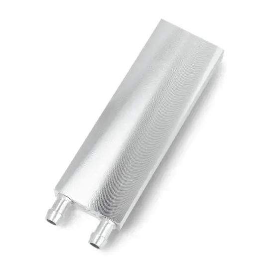 Poslední Šance Chladící vodní blok 40x120mm - hliníkový chladič pro Peltierovy články