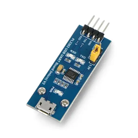 Koupit Online USB-UART TTL PL2303 převodník - microUSB zásuvka - Waveshare 24681