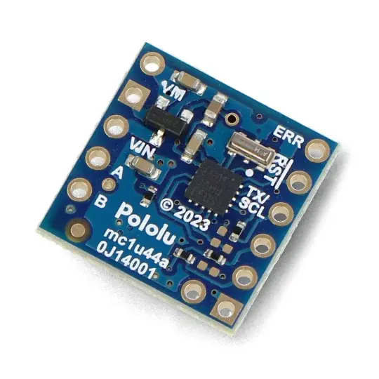 Aktuální M1U550 - jednokanálový DC 22V/1,8A ovladač motoru - UART rozhraní - Pololu 5077