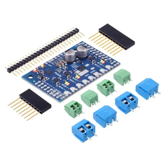 Top Prodej M3S550 - tříkanálový DC 22V/1,7A ovladač motoru - Arduino shield - Pololu 5069