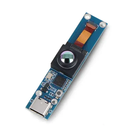 Koupit Online Termokamera HAT - modul s IR termovizní kamerou pro Raspberry Pi - 80x62px, 45 FOV - USB C - Waveshare 25288