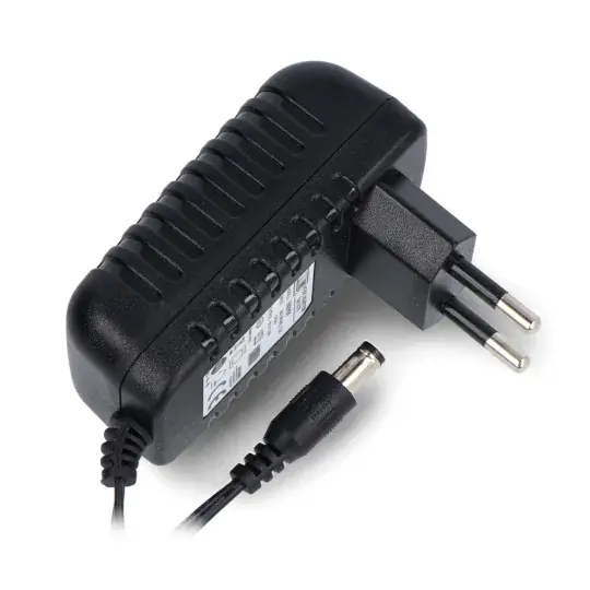Ověřený MW Power EB0909 spínaný zdroj 9V/1A - DC zástrčka 5,5/2,1mm