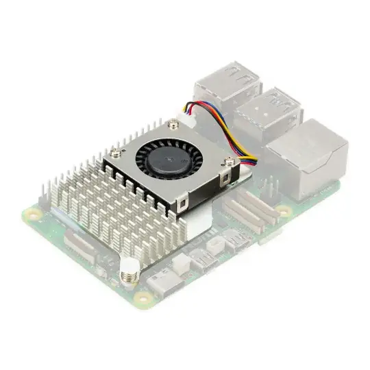 Raspberry Pi Active Cooler - aktivní chlazení - chladič + ventilátor pro Raspberry Pi 5 Top Prodej