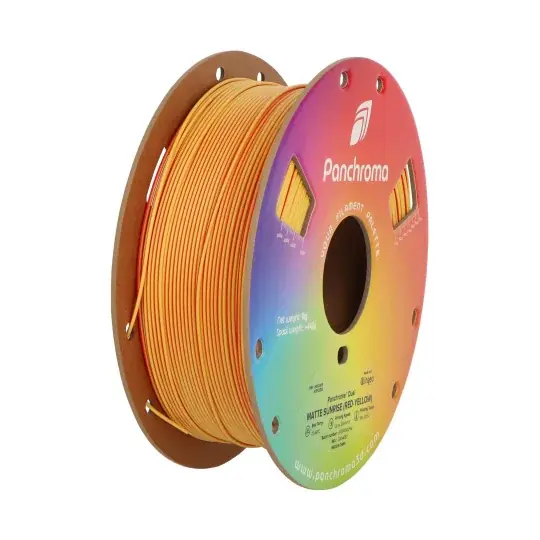 Filament Polymaker Panchroma PLA Dual Sunrise 1,75 mm 1 kg - červeno-žlutý Nejlepší Volba