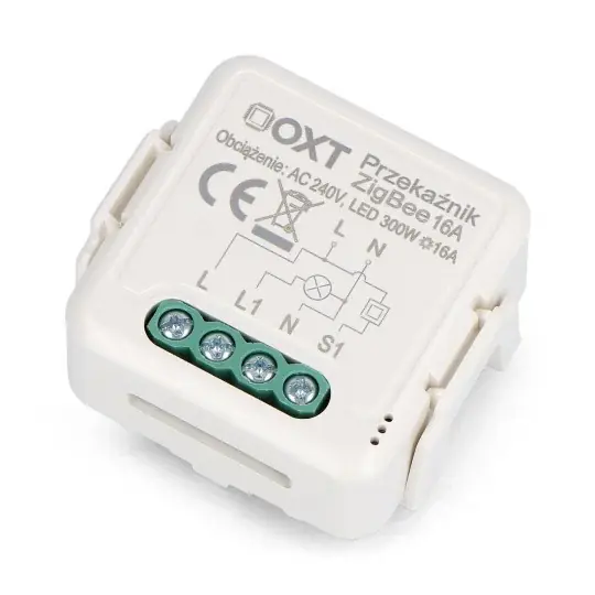 Tuya - jednokanálové mini relé 16A - ZigBee - Android/iOS aplikace OXT Cenová Bomba